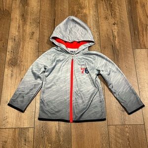 Philadelphia 76ers Zip Up Hoodie, 4T
